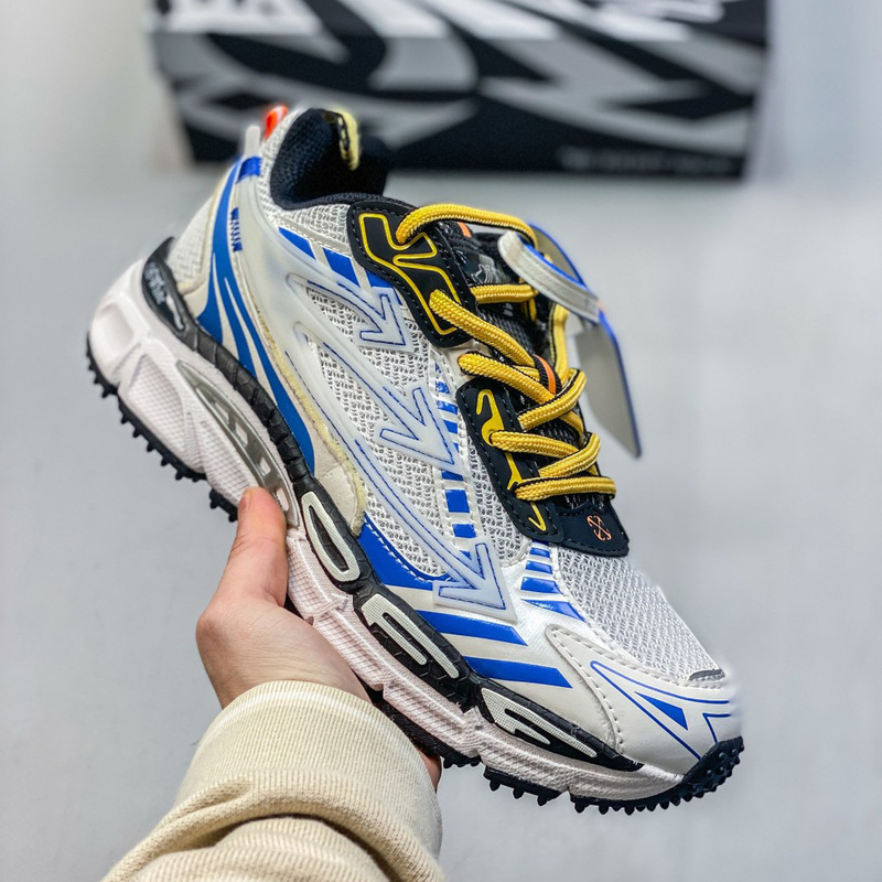 Pure Original Off Arrow Dad Shoes for Men and Women Thick-Soled Heightening Casual Running Shoes White Outdoor Hiking Shoes Cross-Country Trendy Shoes