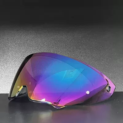 Dəbilqə (Kaska) aksesuarları – Helmet Lens Electroplating - colorful-blue