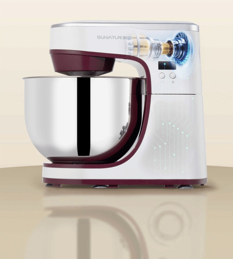 Shunran 1063 Chef Machine 5.5L Ev ve Ticari Küçük Çok Fonksiyonlu Pişirme Yoğurma Yumurta Çırpma Taze Süt Hamur Karıştırıcısı.