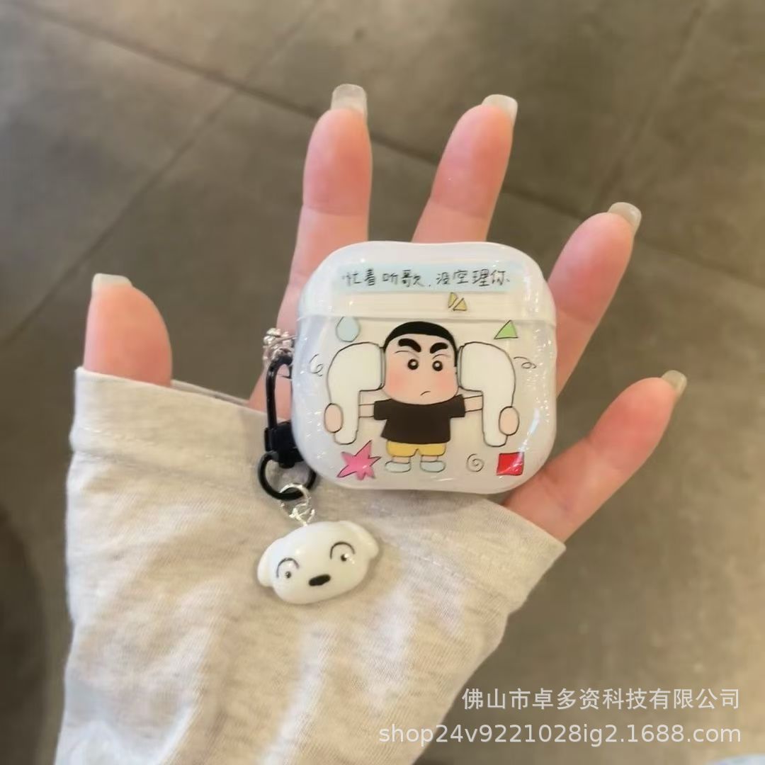 Inswind está ocupado escuchando música, dibujos animados, nuevo caso de protección para AirPods4, caso de auriculares de Apple pro2