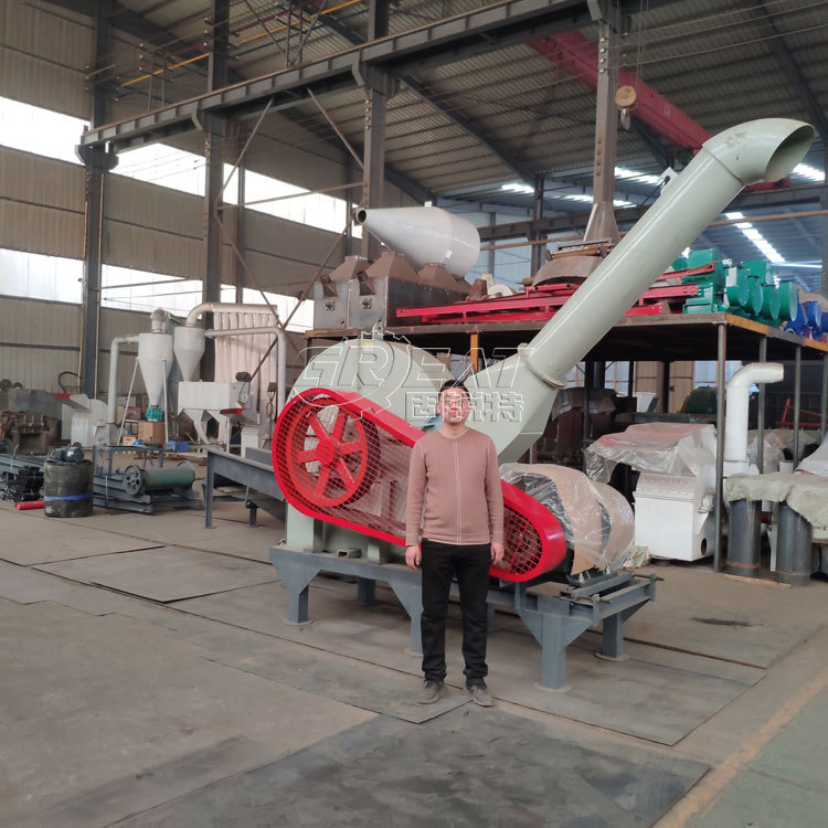 黑胶管粉碎机 管材破碎机 波纹管打碎机 管道铡切机