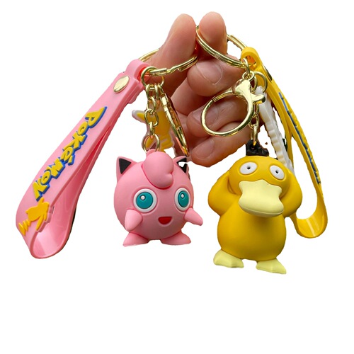 Pokémon Pet Pikachu Charm Keychain, Bag Hook, Couple Keychain