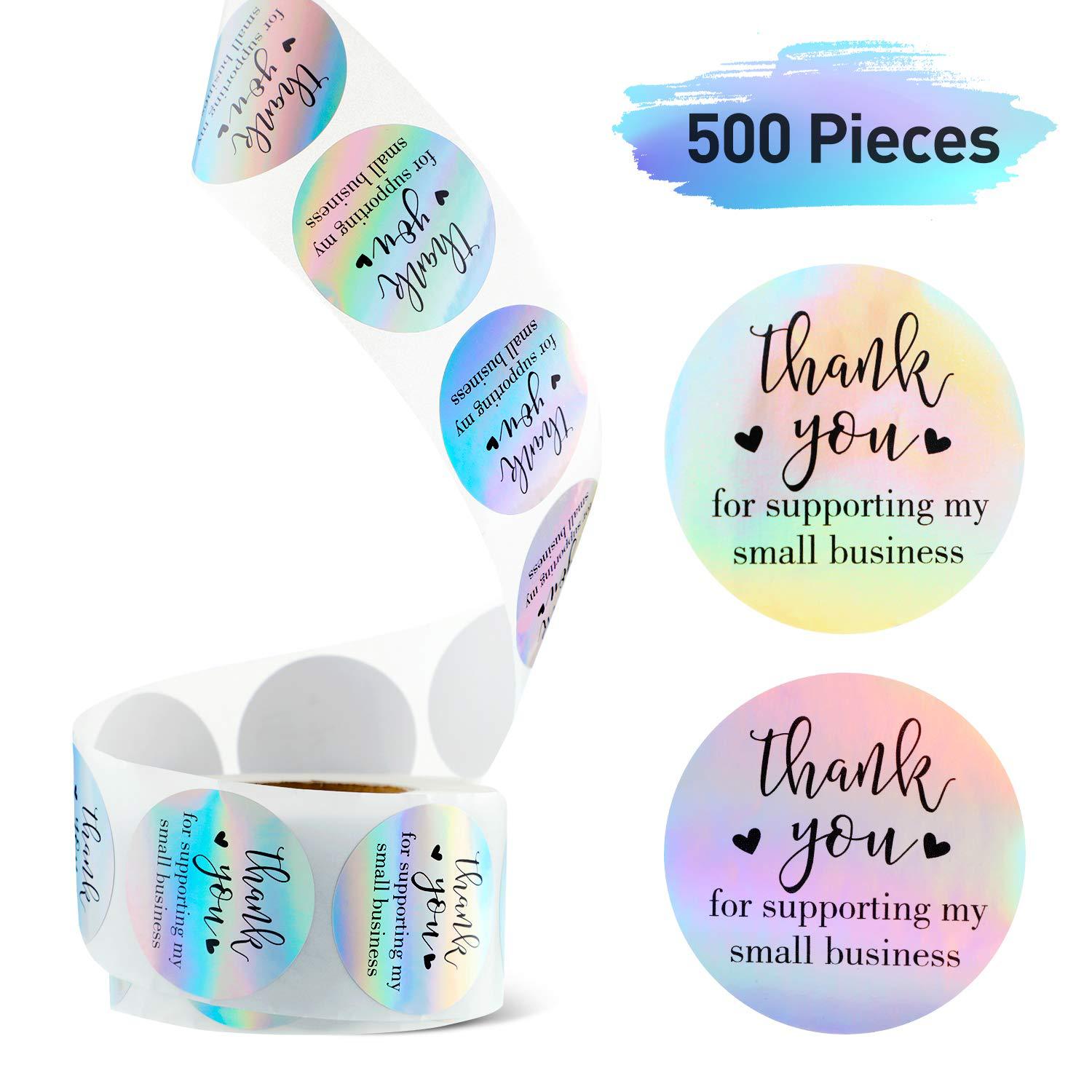 Roll Rainbow Laser Commercial Decorative Sticker Labels display picture 2