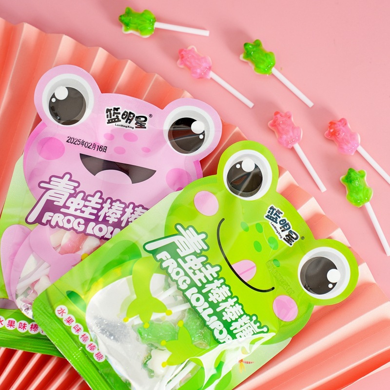 개구리 막대사탕 [사과맛] 8개입 1팩
