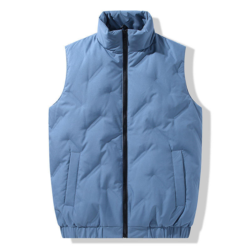Deportes al aire libre chaleco de hombro blanco de camiseta transfronterizo ligero sin mangas chaleco de pluma herramienta chaleco de pluma personalizado para hombres image 8