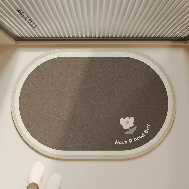 クリスタルベルベットバスルーム吸収性フロアマット速乾性ソフトクッションキッチンマットバスルームトイレ汚れにくいドアカーペット特別オファー|undefined