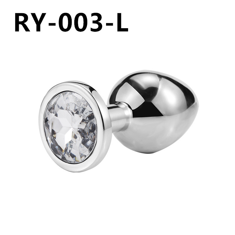 Volver corte metal anal plug adulto hombres y mujeres SM compartir masturbación clímax sexy anal plug adulto suministros pequeño mediano grande