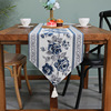 Classic cloth, coffee table, decorations, suitable for import, Chinese style, with embroidery