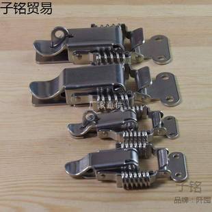 Double Spring Buckle Industrial 304 Stainless Steel Lock Buckle Tool Box Wooden Box Buckle Lock Take-out Box Buckle