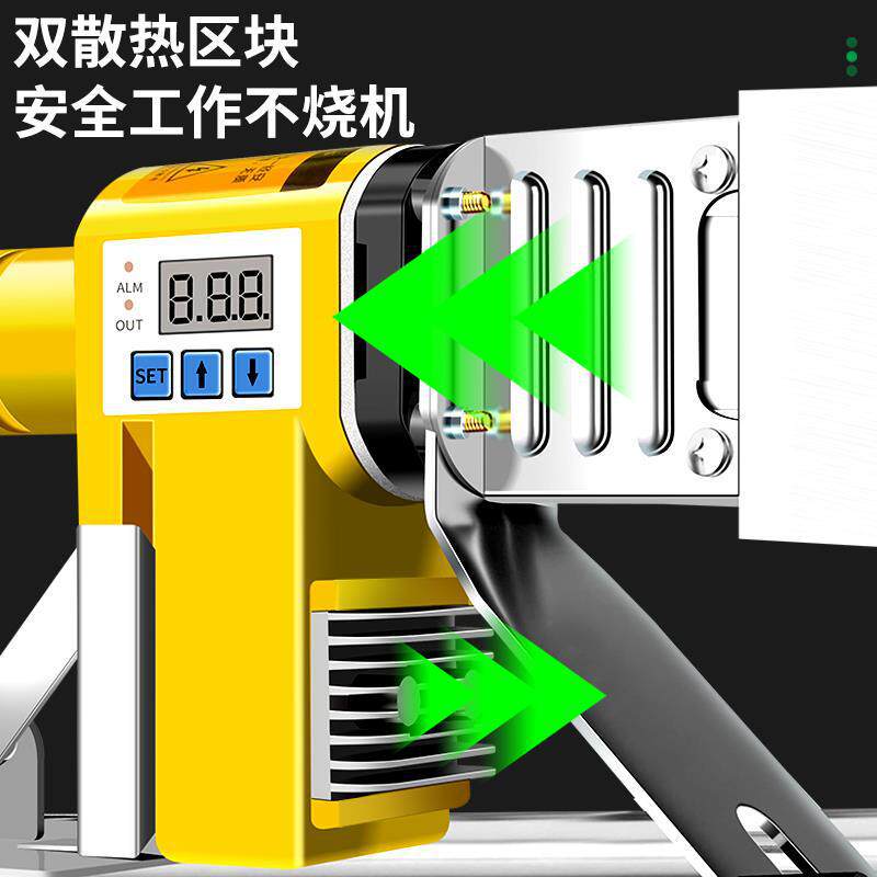 Herramientas hidráulicas fusor de calor máquina de soldadura de tuberías PPR máquina de soldadura de tope de tuberías de agua de temperatura constante máquina de fusión digital ajustable de temperatura image 2