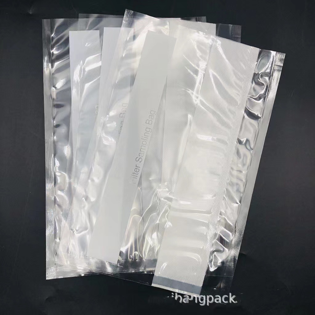 无纺布滤膜测试袋 25个/包抽真空无菌采样袋带压条病理标本子母袋