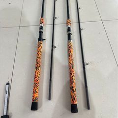 新品雷強竿碳素路亞竿重雷xxh大物竿錨魚竿遠投拋竿超硬調釣魚竿