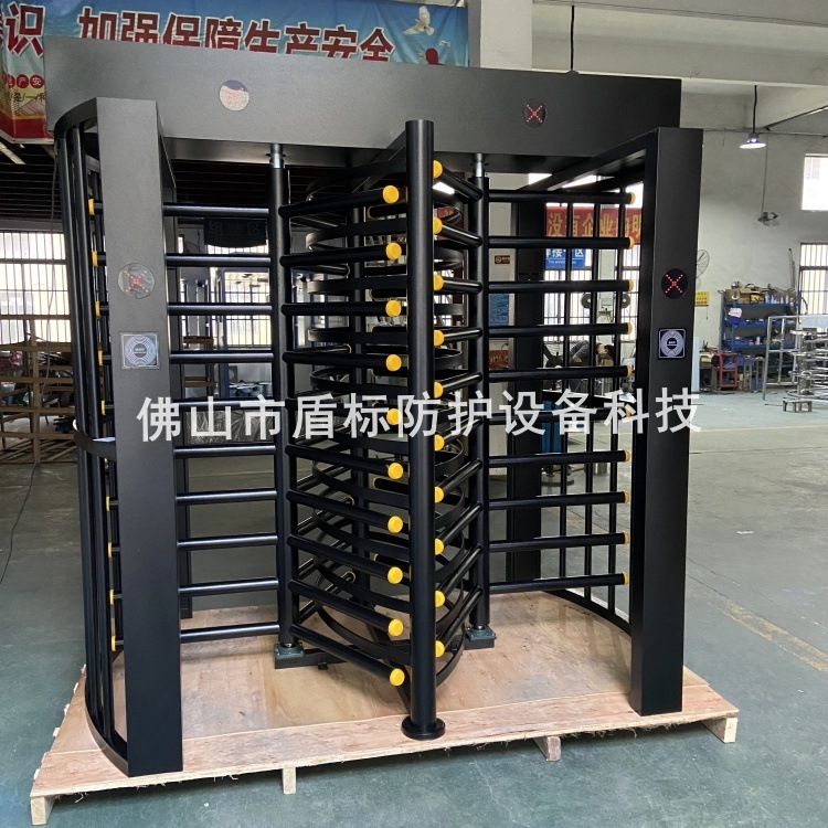 不锈钢防尾随门 进出双通道转闸小区入口刷卡栅栏全高转闸通道门