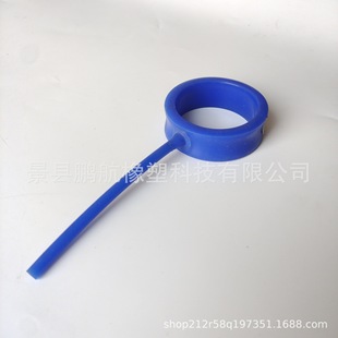 Blue silicone inflatable sealing ring silicone airbag expansion ring inflatable sealing ring can be made according to customer needs