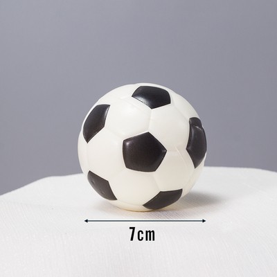 足球蛋糕装饰摆件软胶足球小子男神男孩主题装扮生日布置足球插件