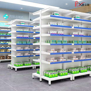 Western Medicine Rack Hospital Pharmacy Clinic Medicine Rack Medicine Display Rack Open Medicine Cabinet Disposal Table Multi-Layer Storage Rack