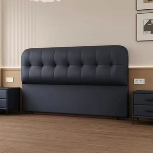Bedside Soft-Packed Backrest Backboard 2025 Modern New Simple One-Piece Solid Wood Accessible Luxury Floor-Standing Single Purchase