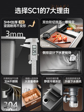 �N��ϴ�����β�304���P�ˮ��̨��ϴ��ۼ��üӺ�ϴ�˳�ˮ��