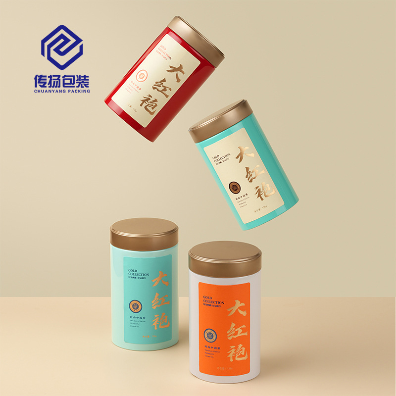 现货圆形食品级茶叶罐散茶密封罐马口铁金属茶叶包装铁罐空罐