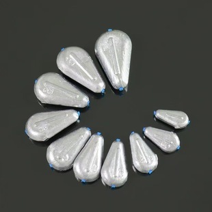 Chicken heart pendant through heart lead pendant through fan-shaped lead pendant flat sea pole lead pendant fishing gear small accessories manufacturers wholesale