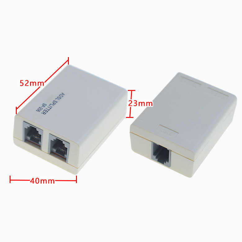 (2개) 무료 배송 통신 광대역 신호 ADSL 분배기 음성 분배기 전화선 1-2 분배기