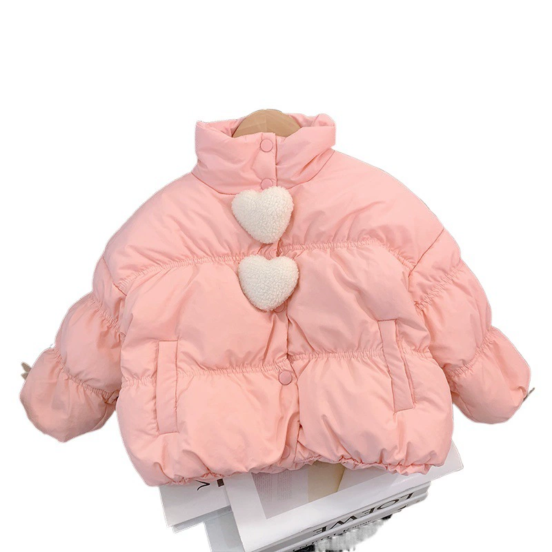Velvet winter children's down jacket, duck down, increased thickness, western style