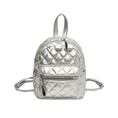 菱格繡線雙肩包2024新款流行迷你小背包時尚超火出遊旅行包女