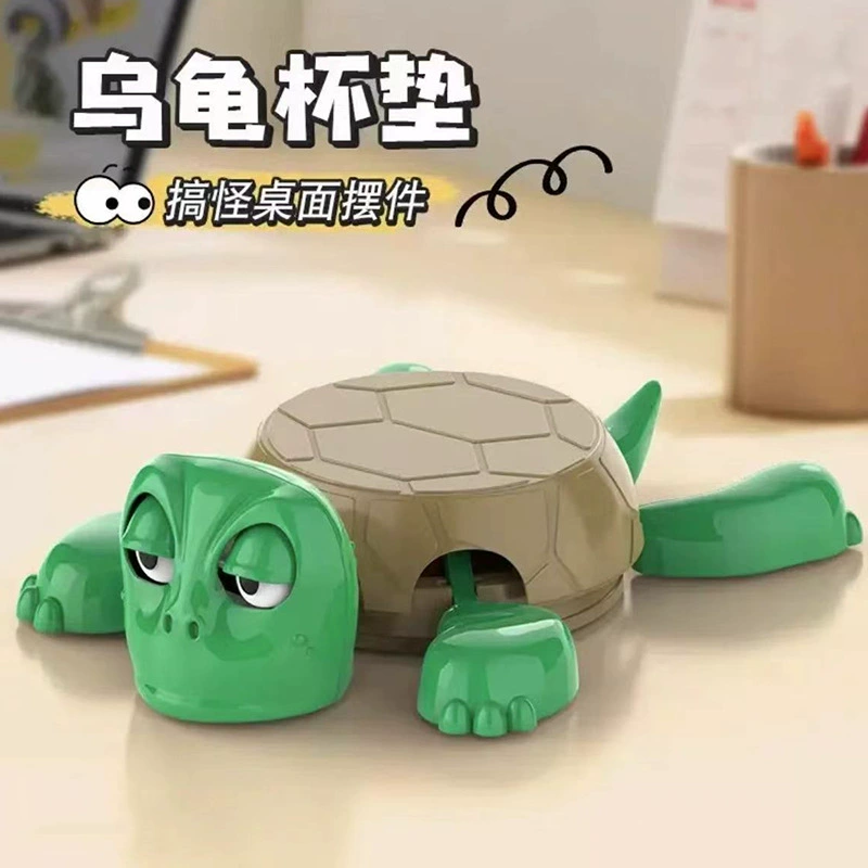 Популярная Douyin игрушка-стресс: черепаха-коастер для воды, литьё под давлением, цвета желтый панцирь или коричневый