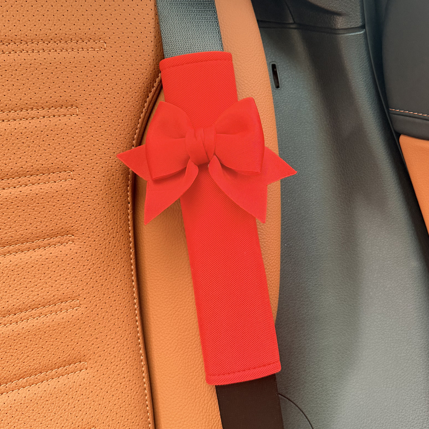 Funda Protectora de Hombro para Cinturón de Seguridad de Poliéster Suave Anti-presión para Autos