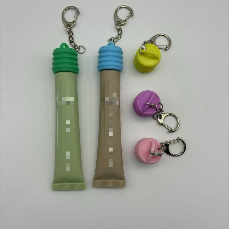 クロスボーダーGLOSSGRLキーチェーンキャップfor Lipgloss and Balmリップスティックキーチェーンキャップ|undefined
