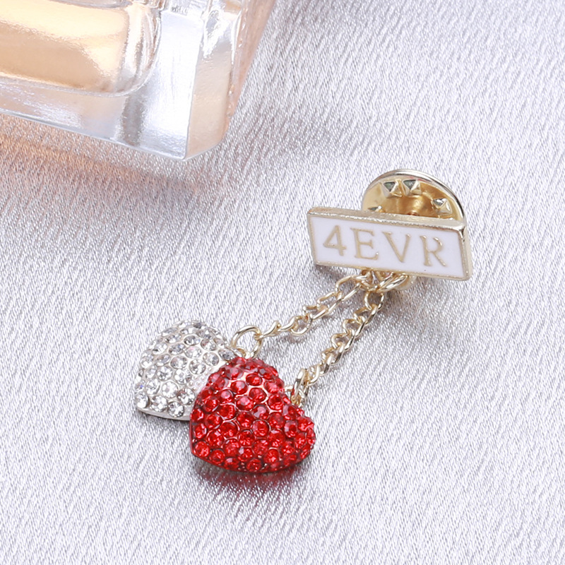 Date, Tea Party Occasion Elegant Streetwear Pin Letter Heart Shape Alloy Rhinestones Women's Brooches