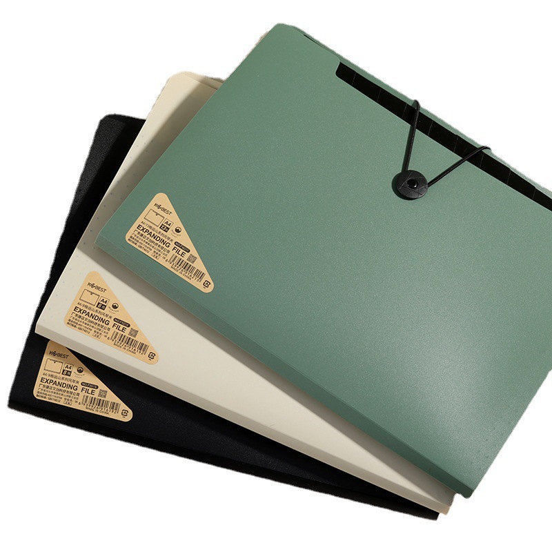 Bolsa de órgano de cinco formatos, carpeta multicapa, bolsa de archivos de oficina, materiales escolares simples y portátiles