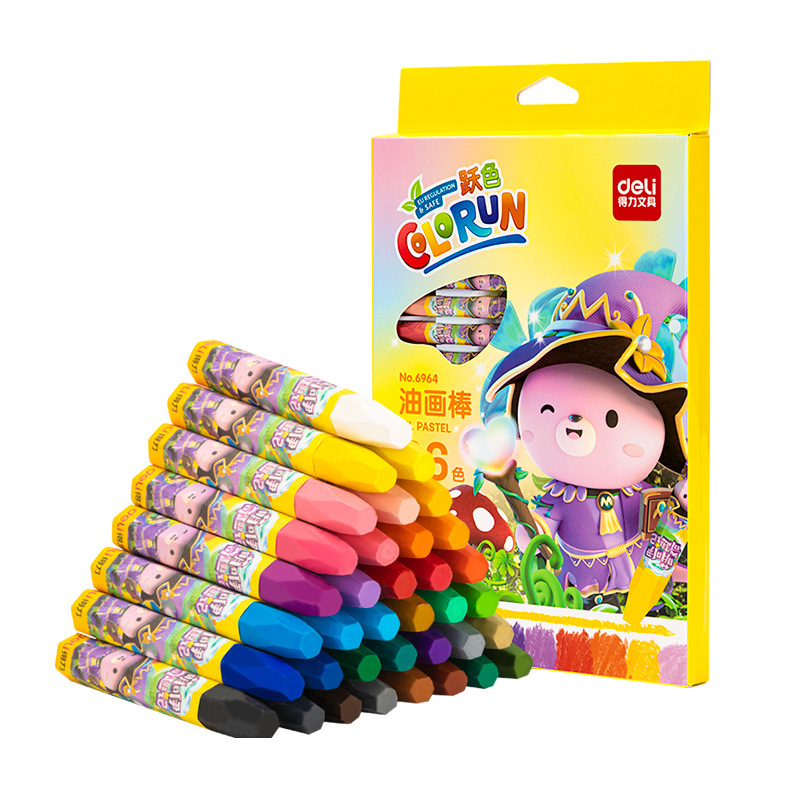 Pasteles al Óleo Infantiles Hexagonal para Jardín de Niños y Pintura image 5