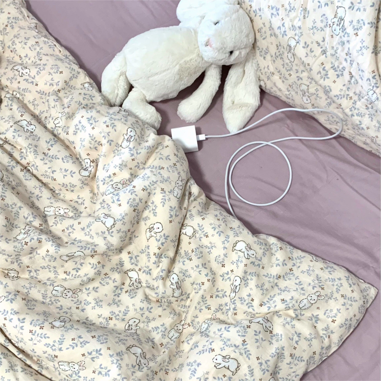 Cotton double-layer gauze fresh duvet cover
