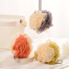 浴花批發 起泡豐富拼色沐浴球家用沐浴用品起泡網搓澡洗澡球浴球