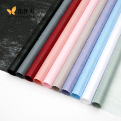 Huabanying new single color marshmallow paper solid color bouquet base lining flower paper flower packaging material