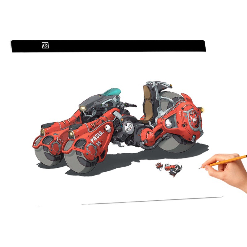 A2 MESA DE COPIA LED Copy Mesa luminoso anime transparente tabla caligrafía Tabla de lectura A3A4A5 copia tablero