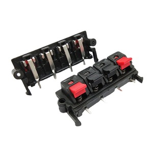 Special WP4-19 Bent Foot Audio Terminal 4p Junction Box Spring Terminal Unilateral 4 Bit Line Clamp Test