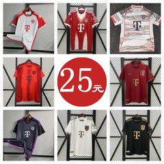 25 卸売バイエルンジャージタイバージョン半袖トップケインミュラーサッカーユニフォーム特別版サッカージャージ