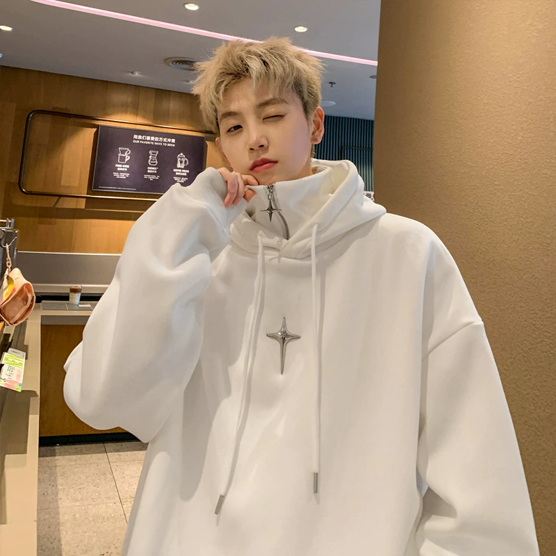 Свитер с капюшоном для мужчин и женщин осенью и зимой