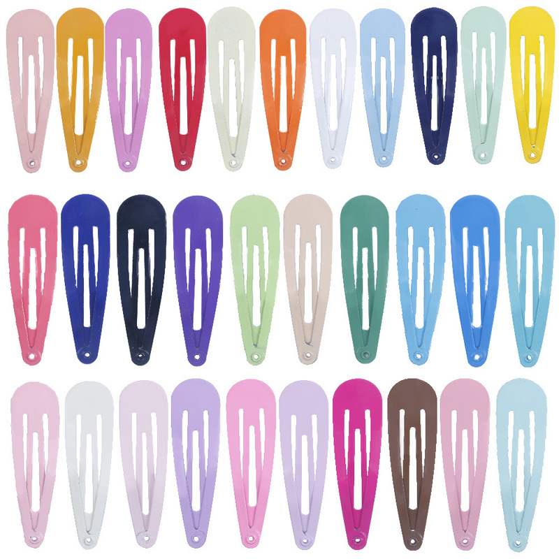 Korean Style Simple Colorfulful Kidsren's Hairpin Painted 5Cmbb Clip Bangs Clip Popular Water Drop Clip Metal Side Clip Hairpin Korean Style Simple Colorfulful Kidsren's Hairpin Painted 5Cmbb Clip Bangs Clip Popular Water Drop Clip Metal Side Clip Hairpin