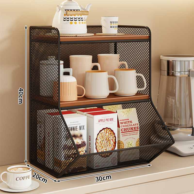 Estante Multicapa Organizador de Tazas de Escritorio