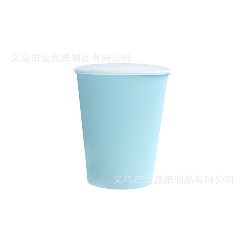 新しいブルー無地テーマ誕生日パーティー装飾用品使い捨て食器紙皿紙コップペーパータオルナイフフォークスプーン|undefined