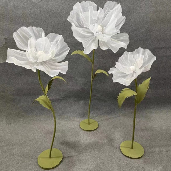 Imitation Silk Large Decorative Flower Wedding Silk Wedding Road Lead New Stage Window Props Decorative Silk Flower Head