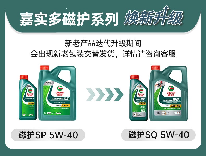 Newly Upgraded Castrol Magnatec Sq 5W-40 1L Fully Synthetic Engine Lubricant Car Oil