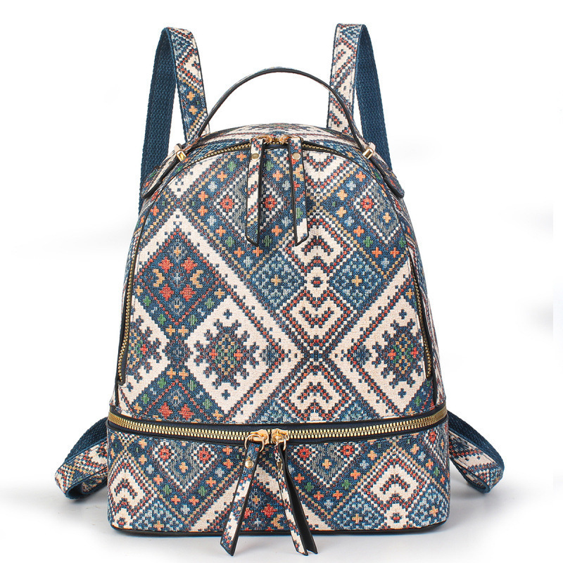 Mochila de estilo nacional 2025, nueva mochila universitaria, estilo extranjero, mochila de moda, bolsa de comercio exterior transfronteriza
