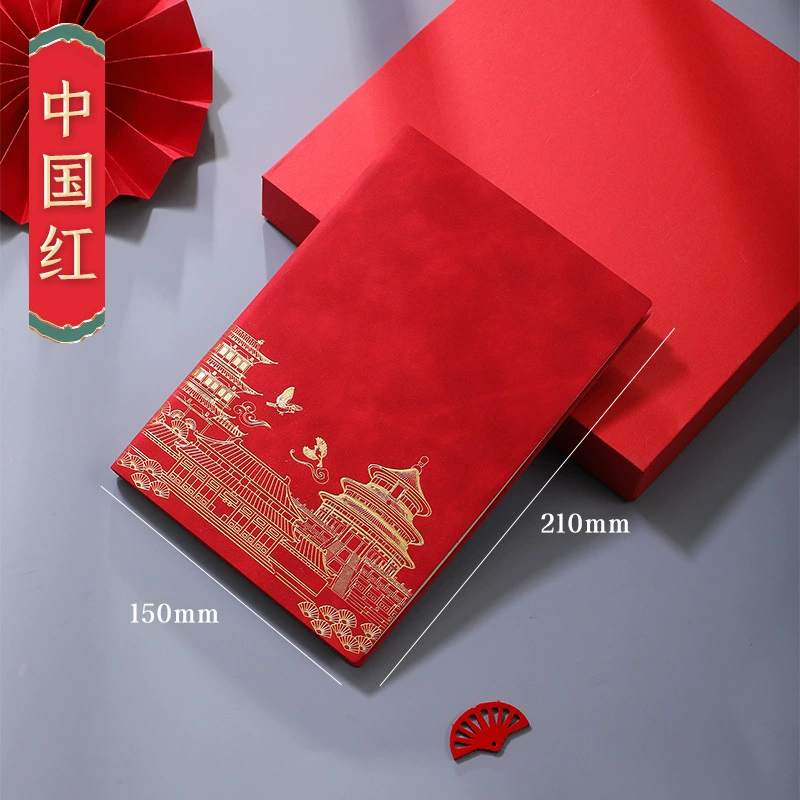 Notebook Gift Set, Soft Leather Cover, Custom Business Edition — Multi-piece Options
