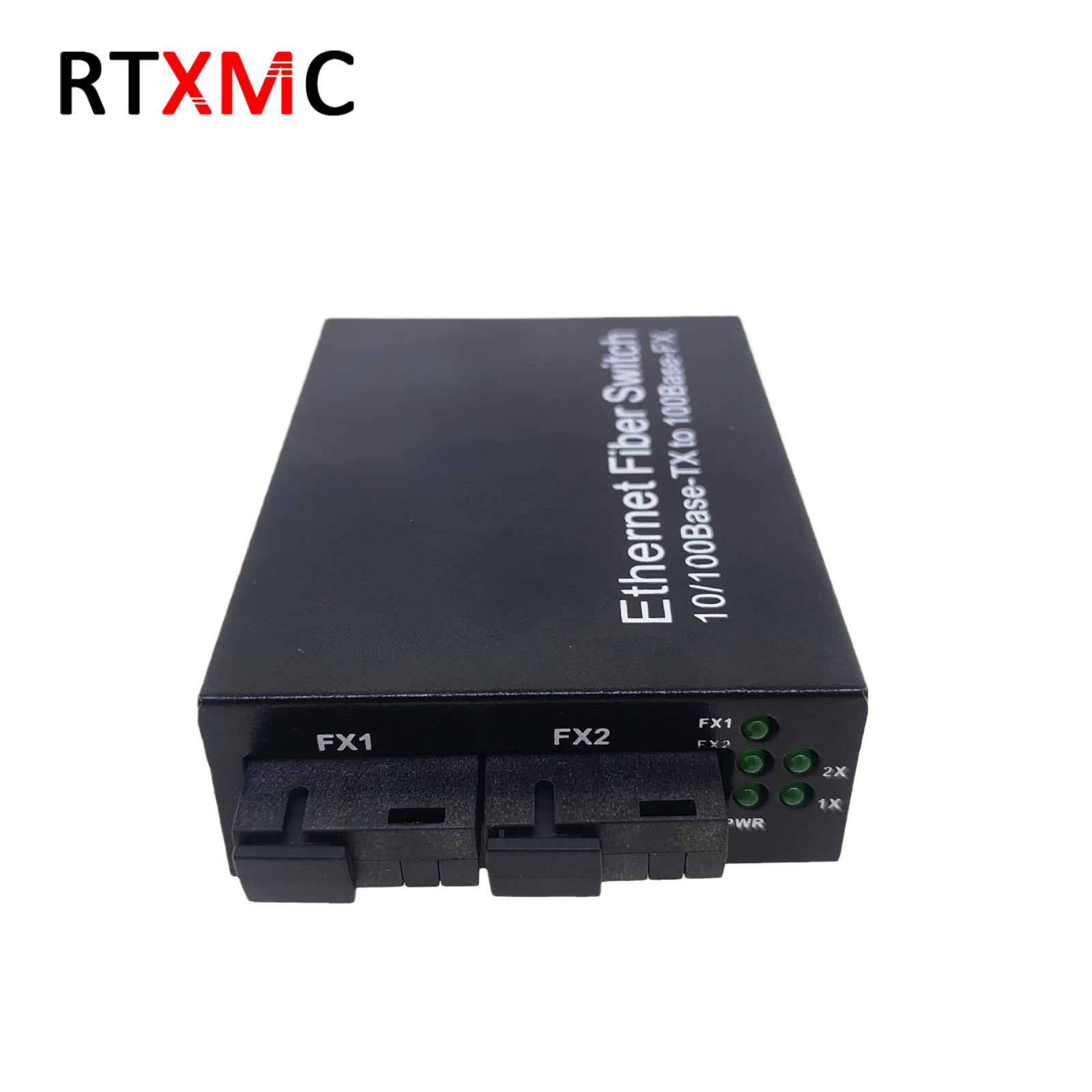 厂家批发百兆光纤收发器二光二电单模单纤监控转换器2光2电口