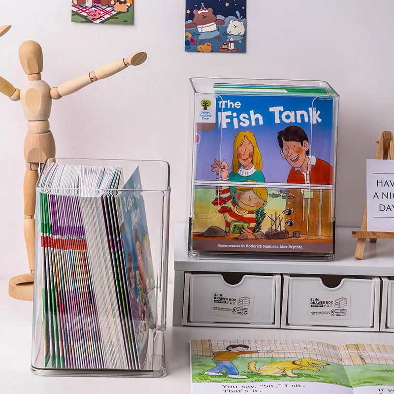 Children's Bookshelf Picture Book Storage Box Desktop Book Book Sorting Artifact on Desk Oxford Tree Book Stand Storage Rack Children's Bookshelf Picture Book Storage Box Desktop Book Book Sorting Artifact on Desk Oxford Tree Book Stand Storage Rack