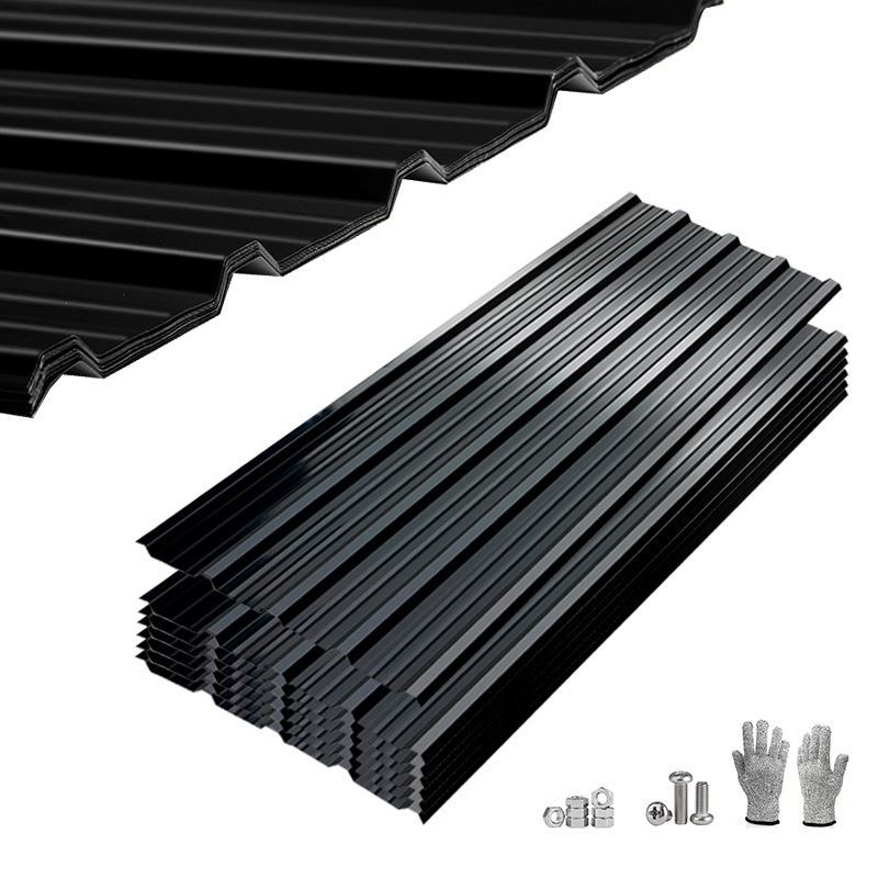 天津厂家小瓦彩钢板屋面小瓦45cm20片包装彩钢瓦外贸出口彩钢单瓦